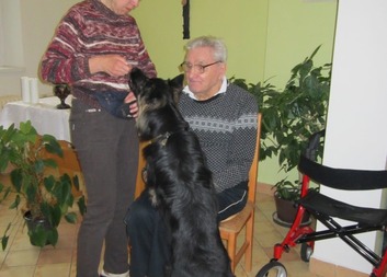 Canisterapie  s Beou opět přinesla radost