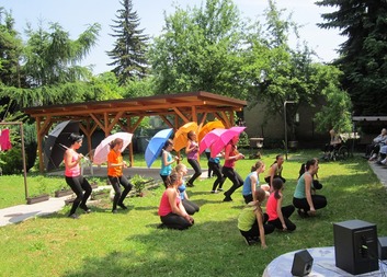 Návštěva taneční skupiny