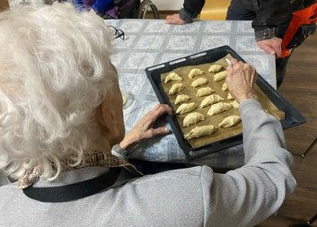 Svatomartinské rohlíčky jako malované