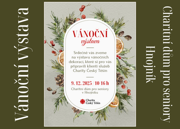 Přijďte na Vánoční výstavu